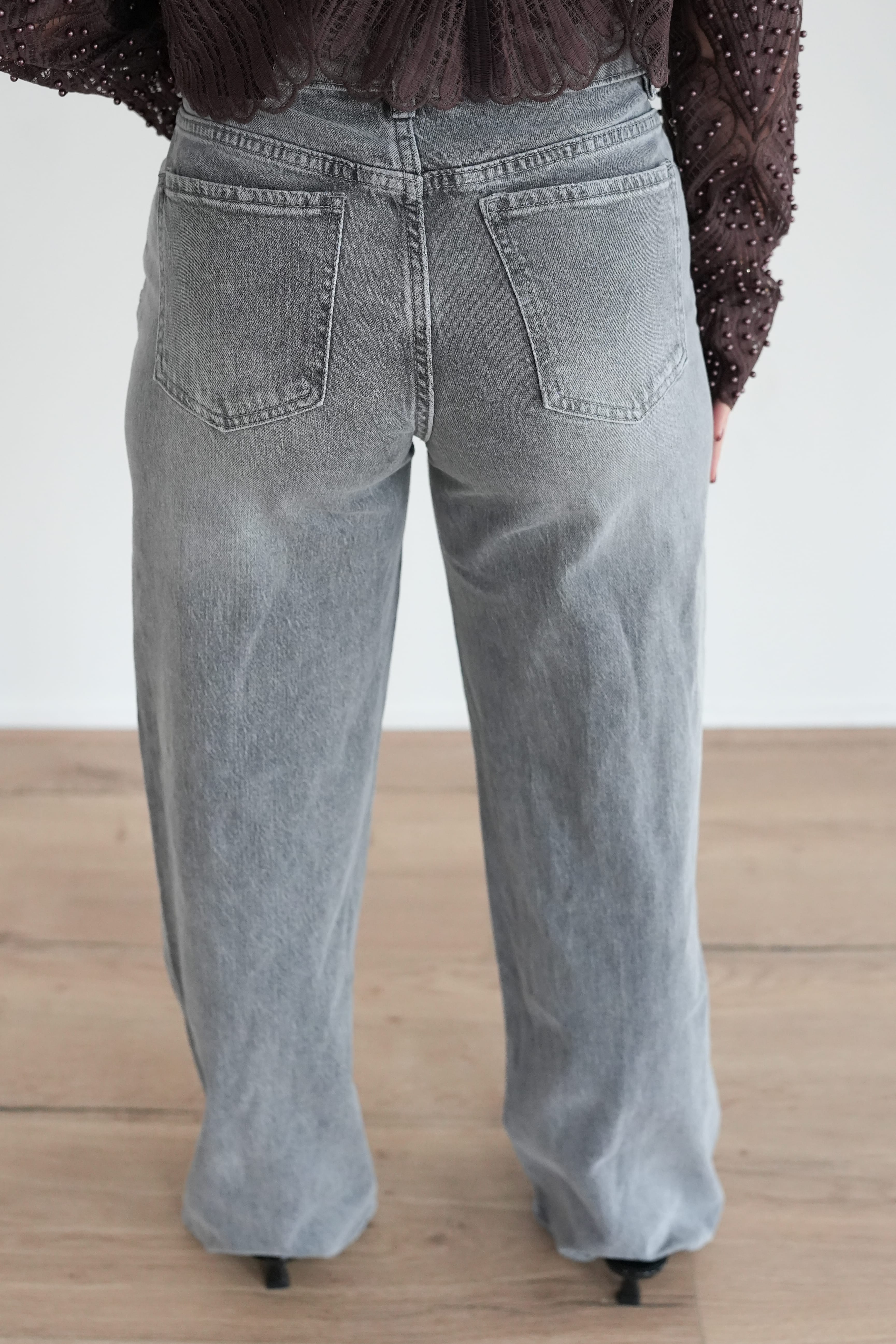 Lana Dad Fit Grey 265 - Afbeelding 2