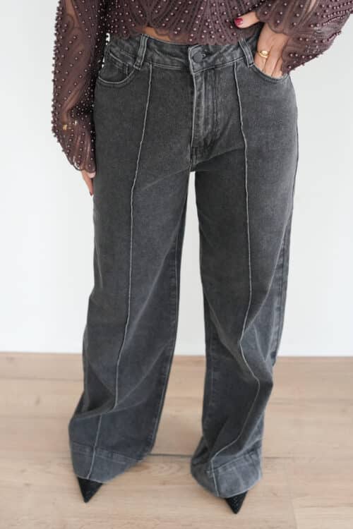 Nena Straight Jeans Grey 9090