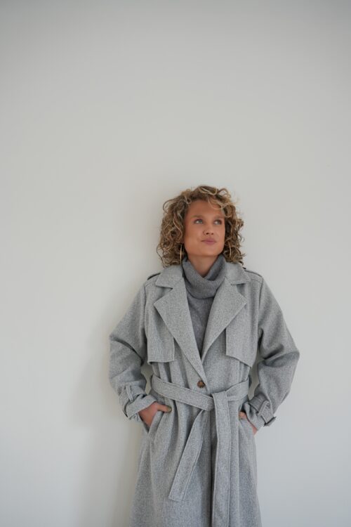 Marijn Trenchcoat Grey