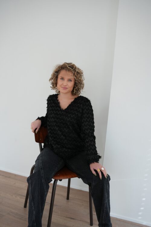 Alternative view of Lofty Manner Blouse Cathy Black