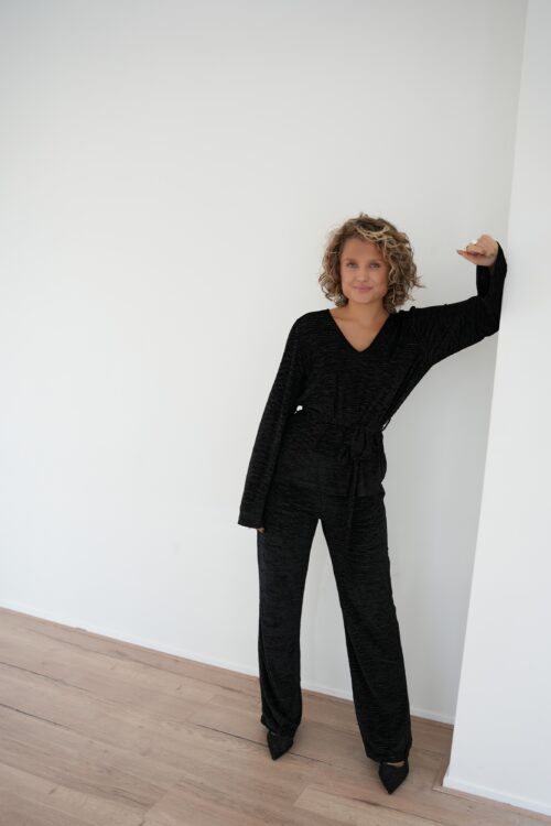 Lofty Manner Trouser Chella Black