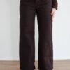 Annick Wide Leg Jeans Brown 3378