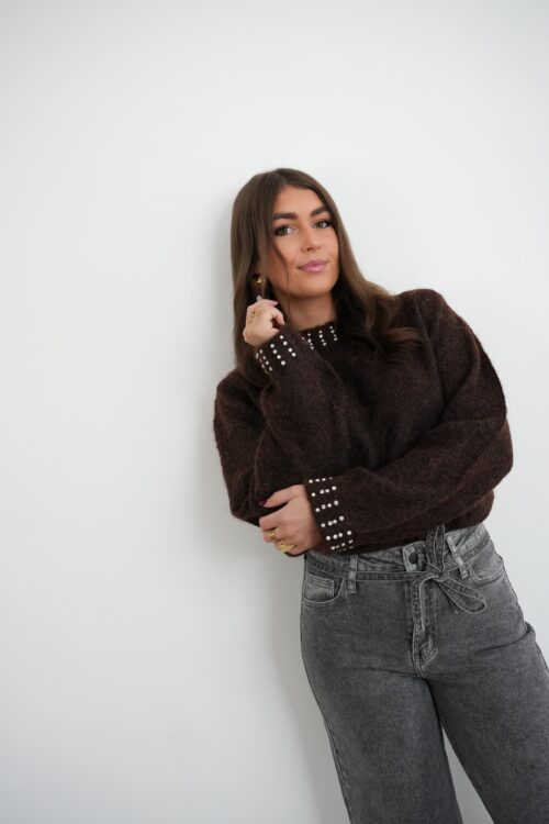 Alternative view of Kess Sweater Brown -