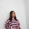 Dana Sweater Striped Pink -