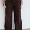Amell Wide Leg Jeans Brown 9031