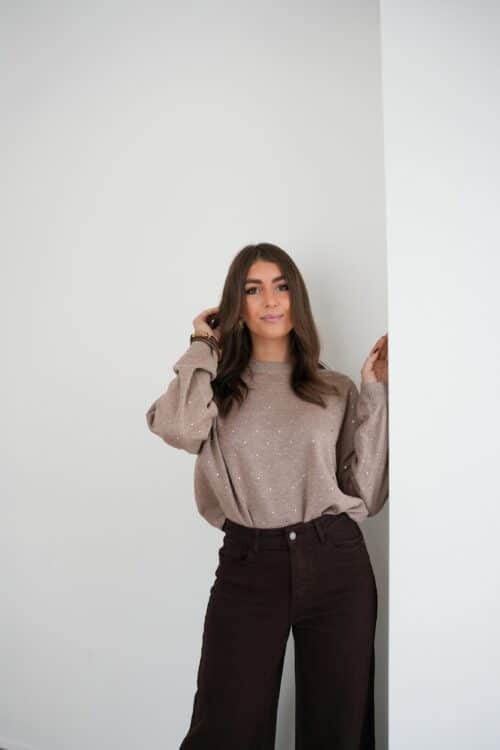 Alternative view of Layla Stones Sweater Taupe ^