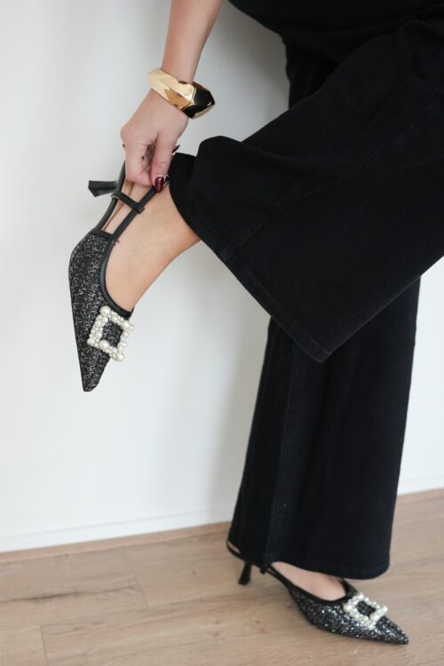 Alternative view of Lilly Heels Black Pearl