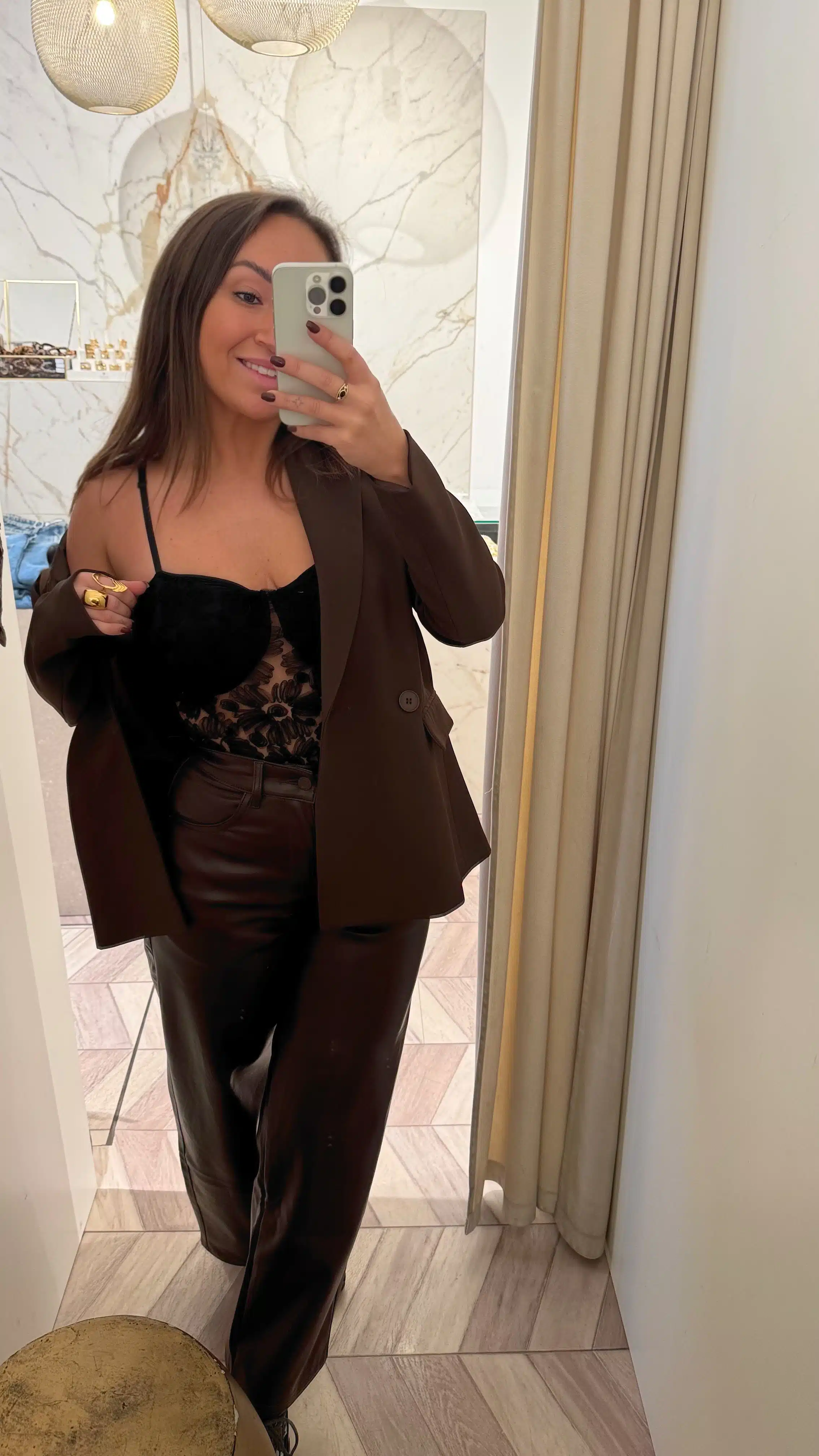 Fajah Flower Body Black ~ - Afbeelding 2