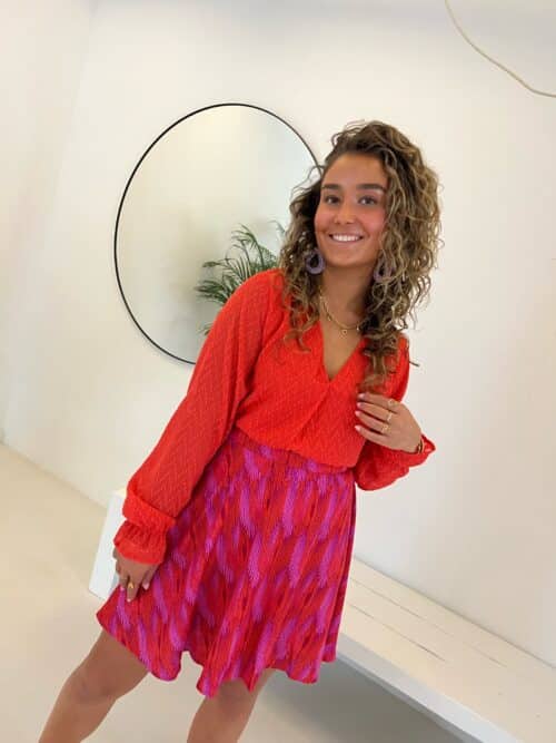 Alternative view of Lofty Manner Skirt Lotte Feather Print