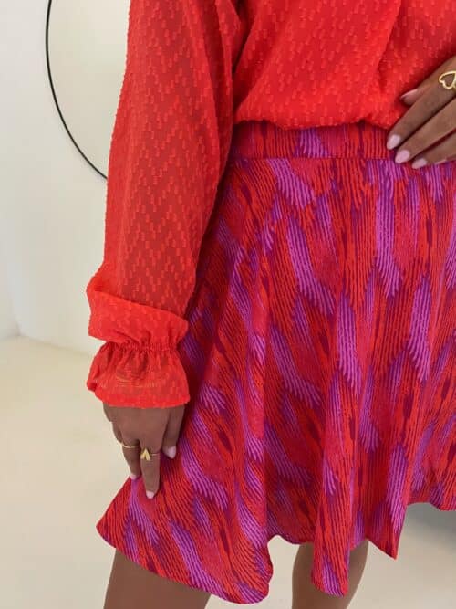 Alternative view of Lofty Manner Skirt Lotte Feather Print