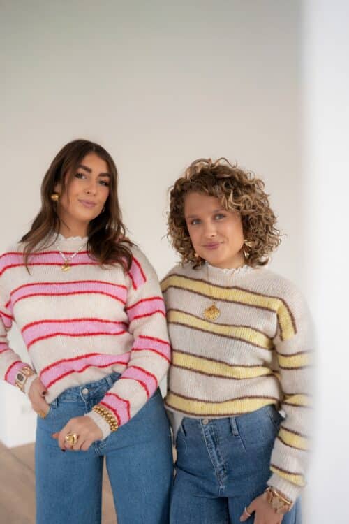 Alternative view of Emma Sweater Striped Yellow |