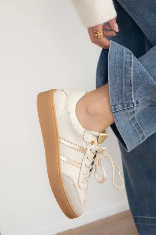 Tango Nynke 2-a Bone White Sneakers