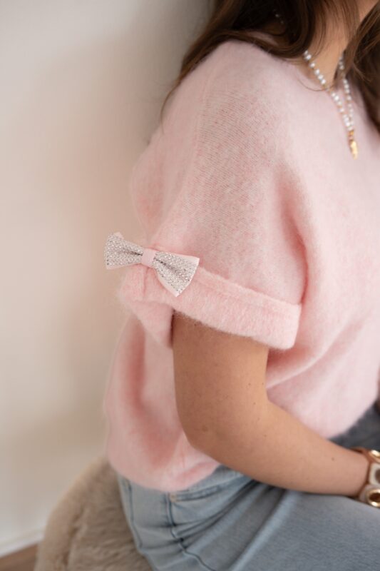 Alternative view of Lynn Bow Sweater Pink *