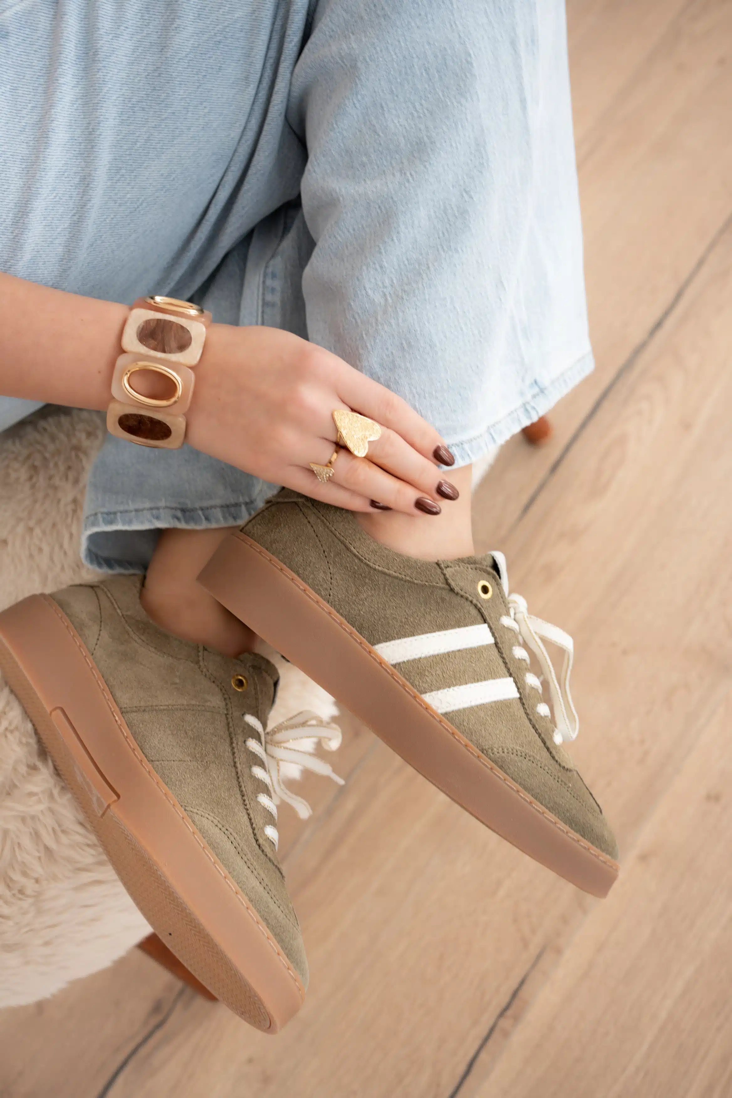 Tango Nynke 1-ad Green Sneakers