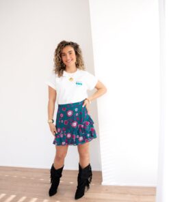 Alternative view of Lofty Manner Skirt Thirza Silver Flower