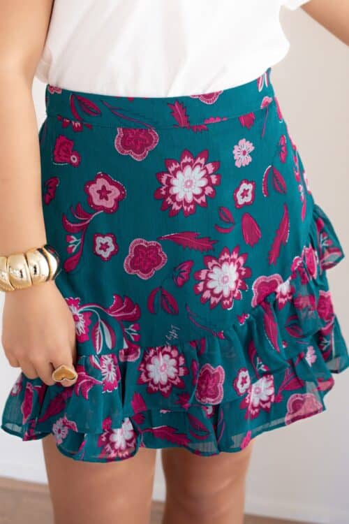 Lofty Manner Skirt Thirza Silver Flower