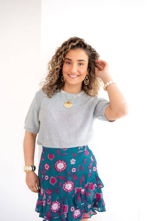 Lofty Manner Top Tilia Grey Silver