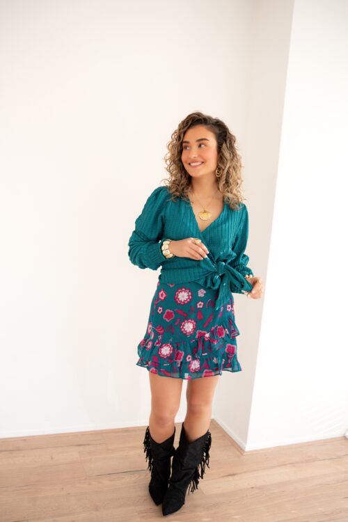 Alternative view of Lofty Manner Top Cirelle Teal