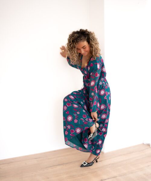 Alternative view of Lofty Manner Dress Caela Silver Flower