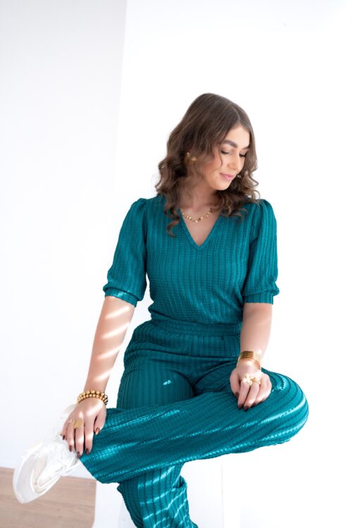 Alternative view of Lofty Manner Top Zahra Teal