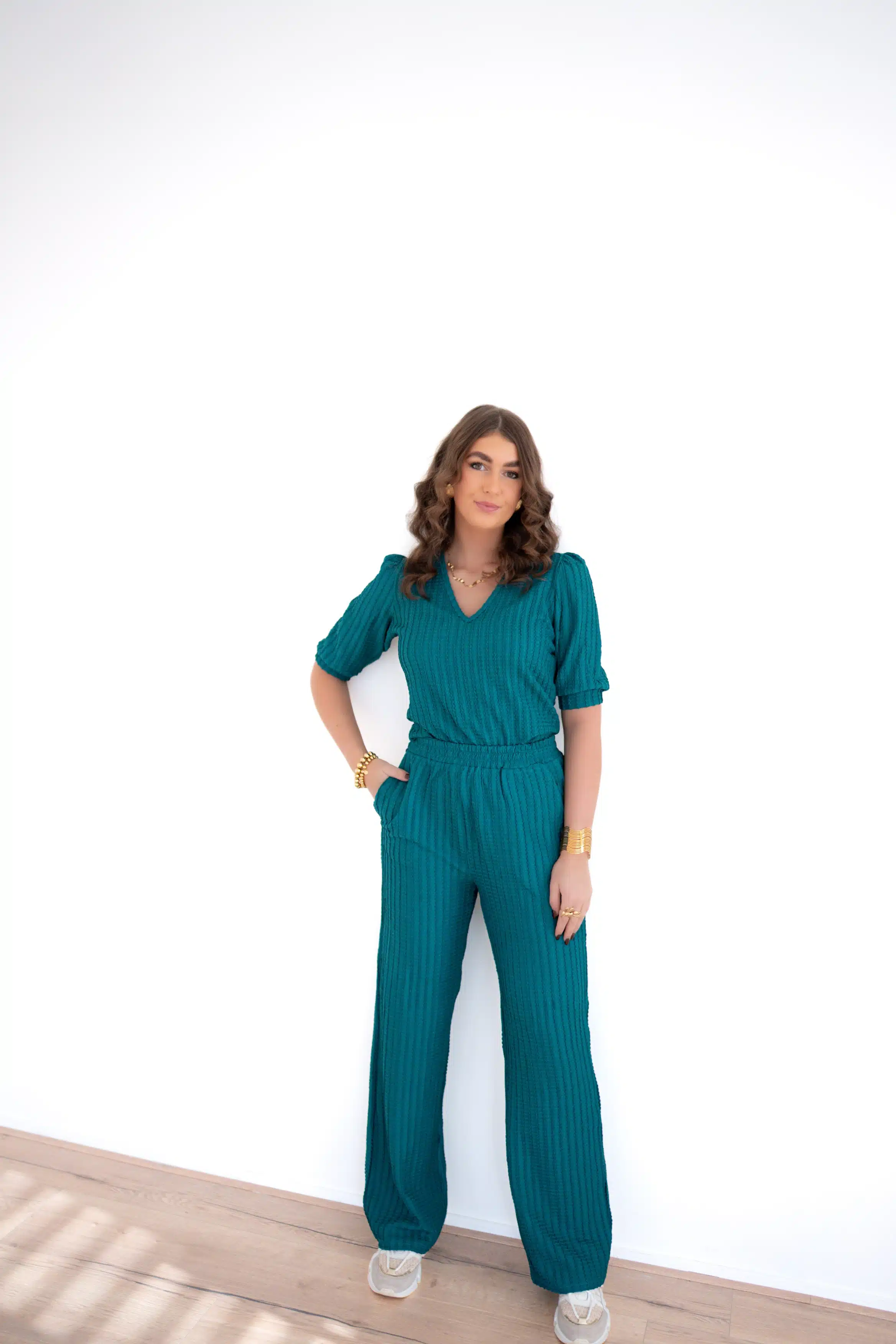 Lofty Manner Trouser Amaris Teal - Afbeelding 8