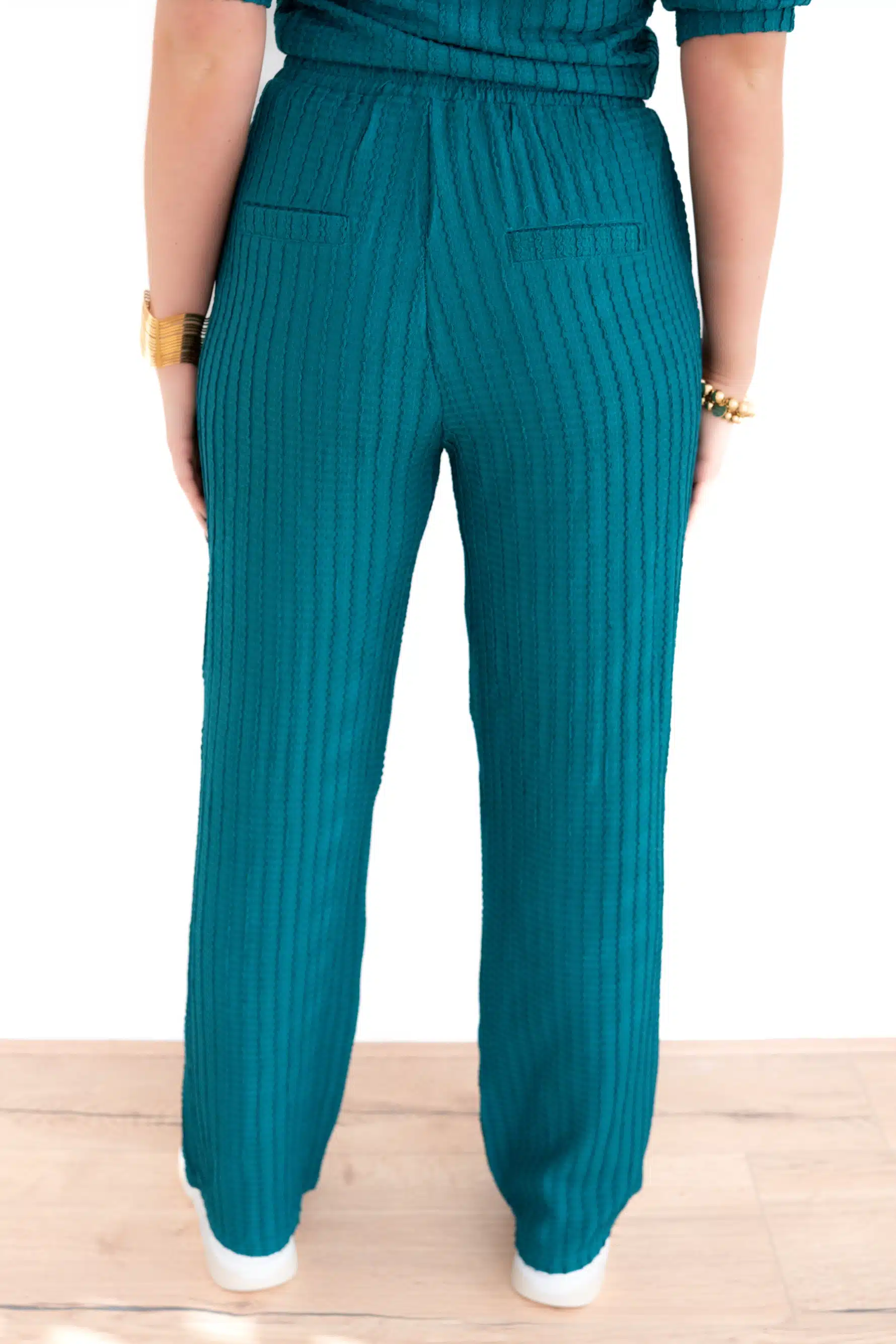 Lofty Manner Trouser Amaris Teal - Afbeelding 3