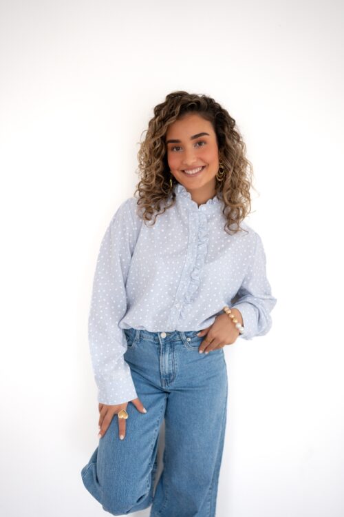 Kiki Heart Blouse Blue ^