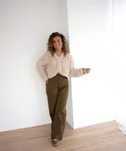 Alternative view of Isabel Wide Leg Jeans Army 7172
