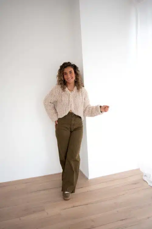 Alternative view of Isabel Wide Leg Jeans Army 7172