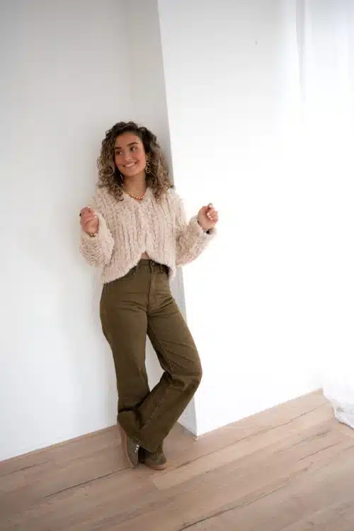 Alternative view of Fifi Fluffy Cardigan |