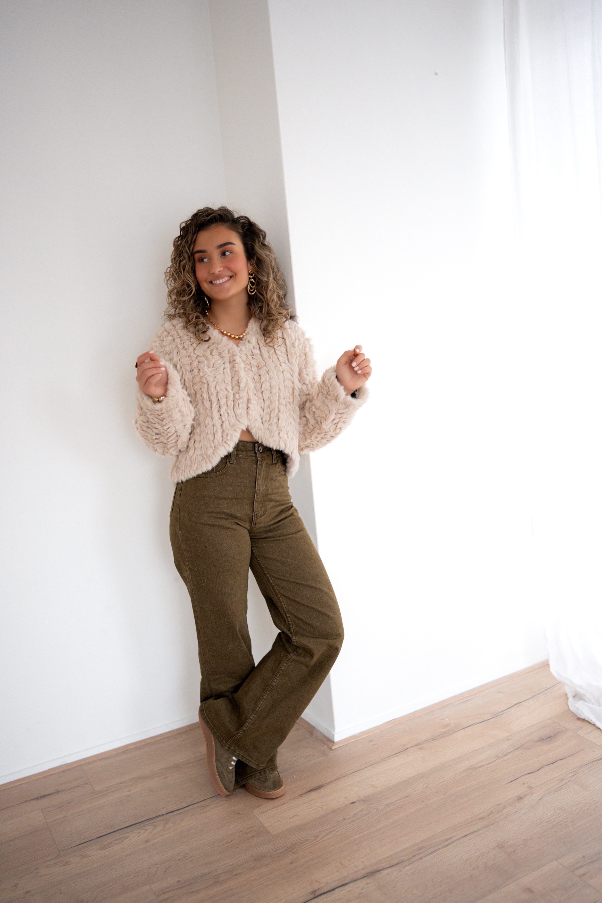 Isabel Wide Leg Jeans Army 7172 - Afbeelding 5