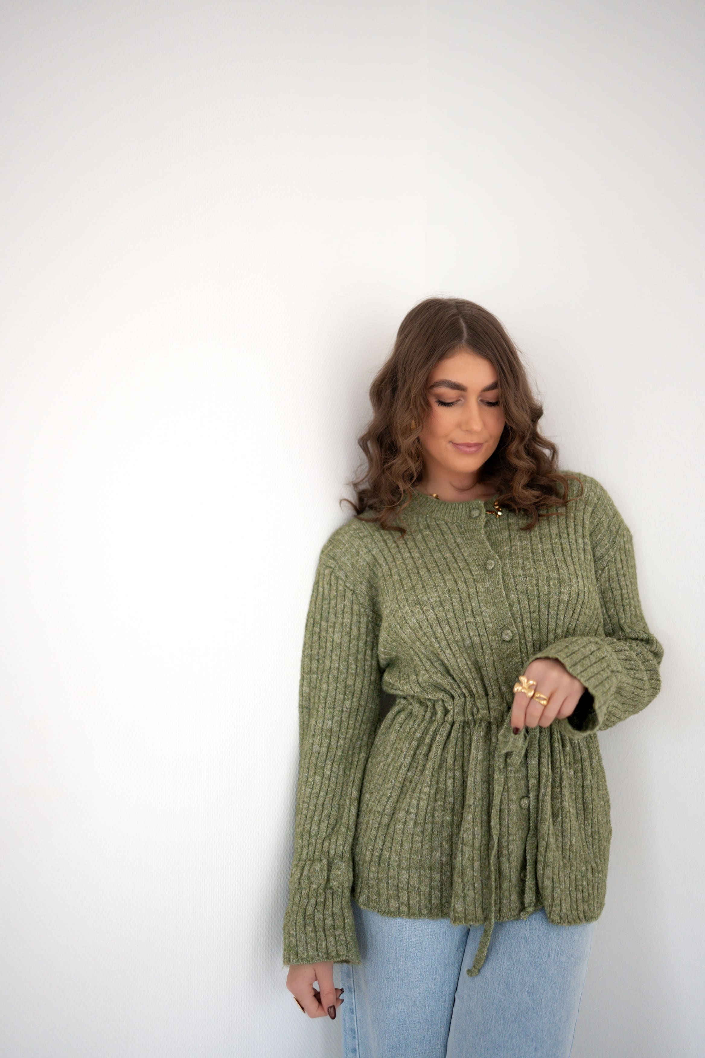 Merel Strik Cardigan Green | - Afbeelding 6