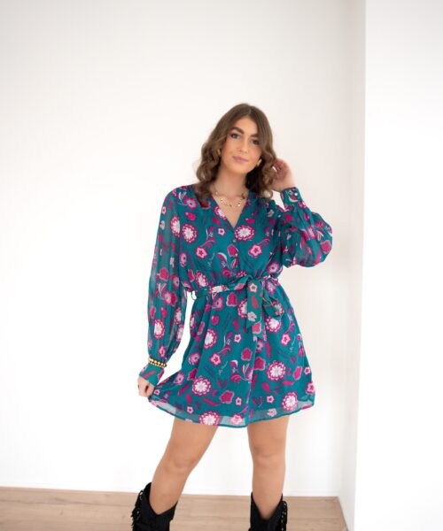 Alternative view of Lofty Manner Dress Lux Silver Flower