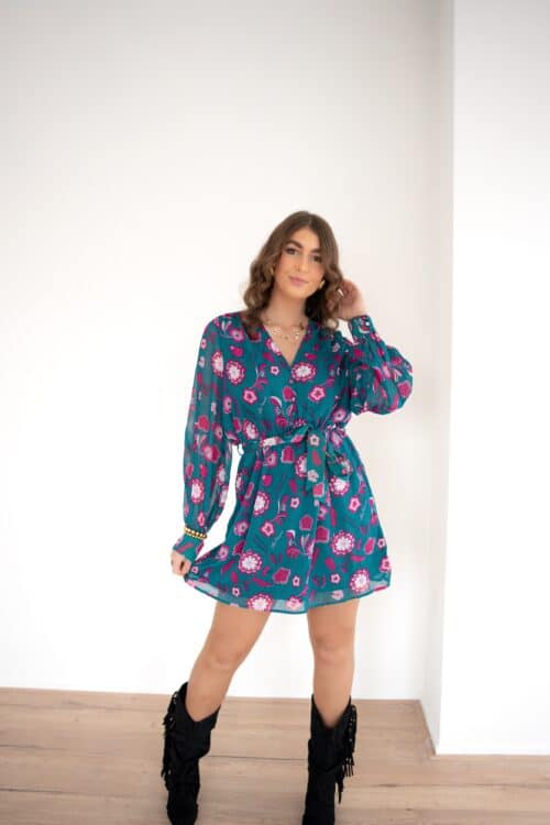 Alternative view of Lofty Manner Dress Lux Silver Flower