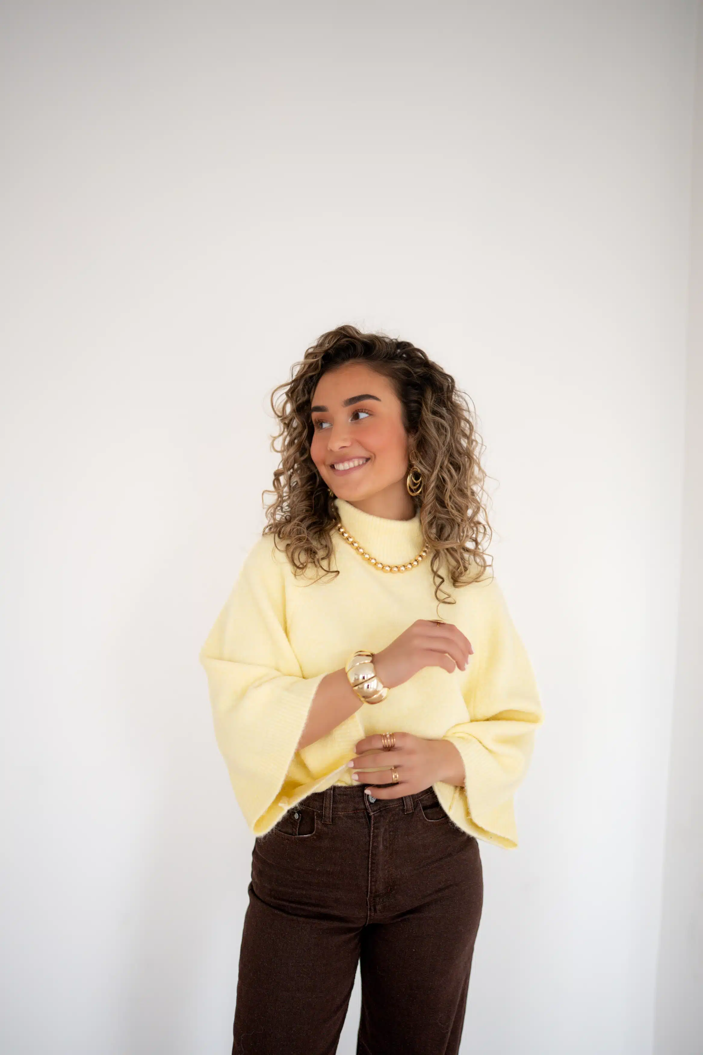 Tina Sweater Yellow * - Afbeelding 6