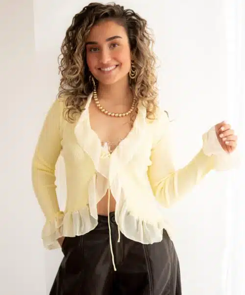 Jomy Cardigan Yellow |