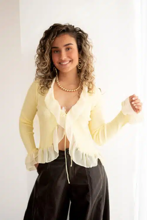 Jomy Cardigan Yellow |