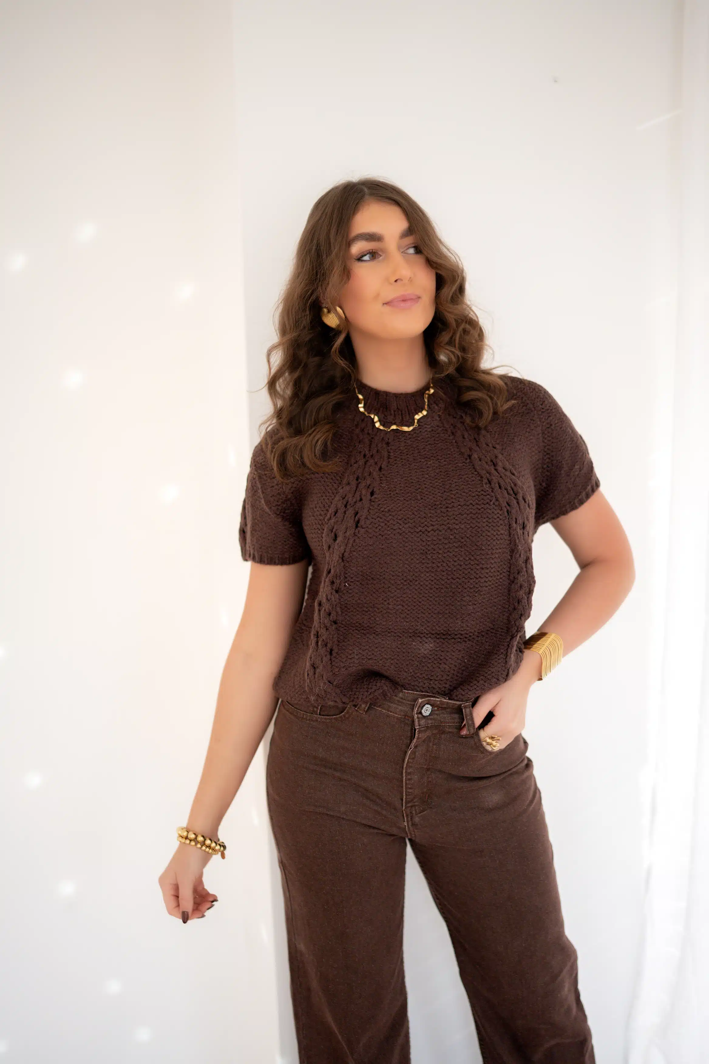 Manda Sweater Brown * - Afbeelding 4