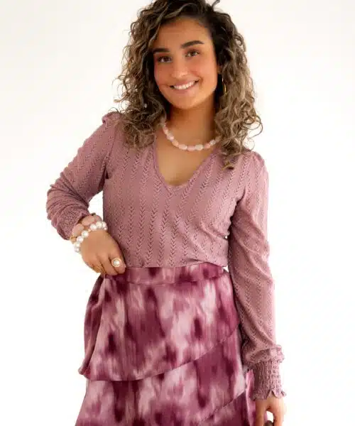 Lofty Manner Blouse Mealis Mauve