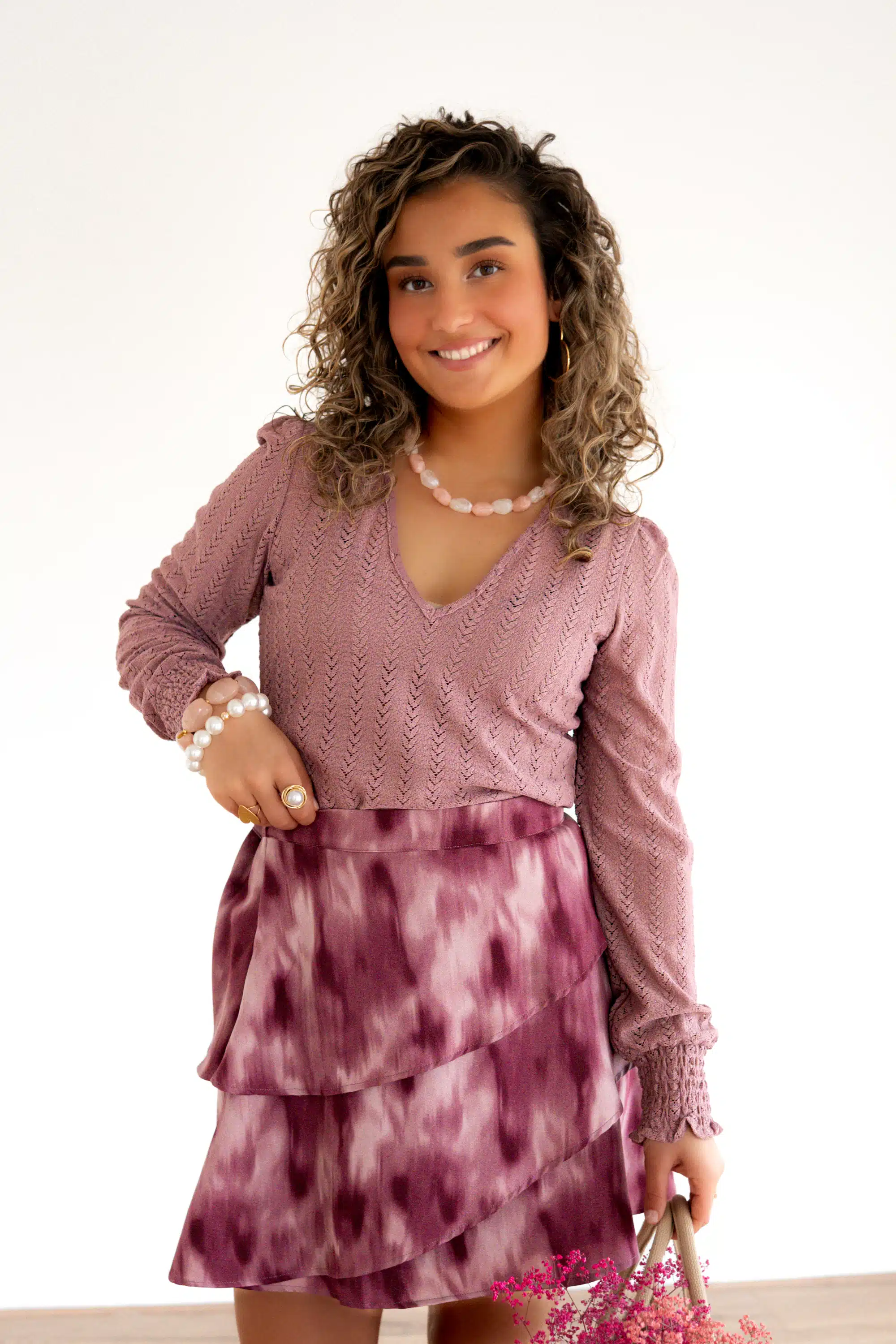 Lofty Manner Blouse Mealis Mauve