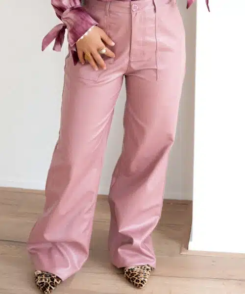 Lofty Manner Trouser Thalie Mauve Pink