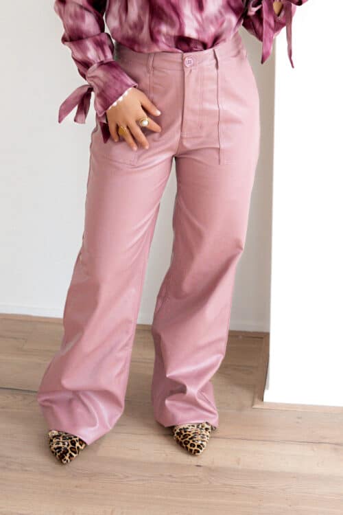 Lofty Manner Trouser Thalie Mauve Pink