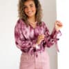 Lofty Manner Blouse Lora Mauve Ombre
