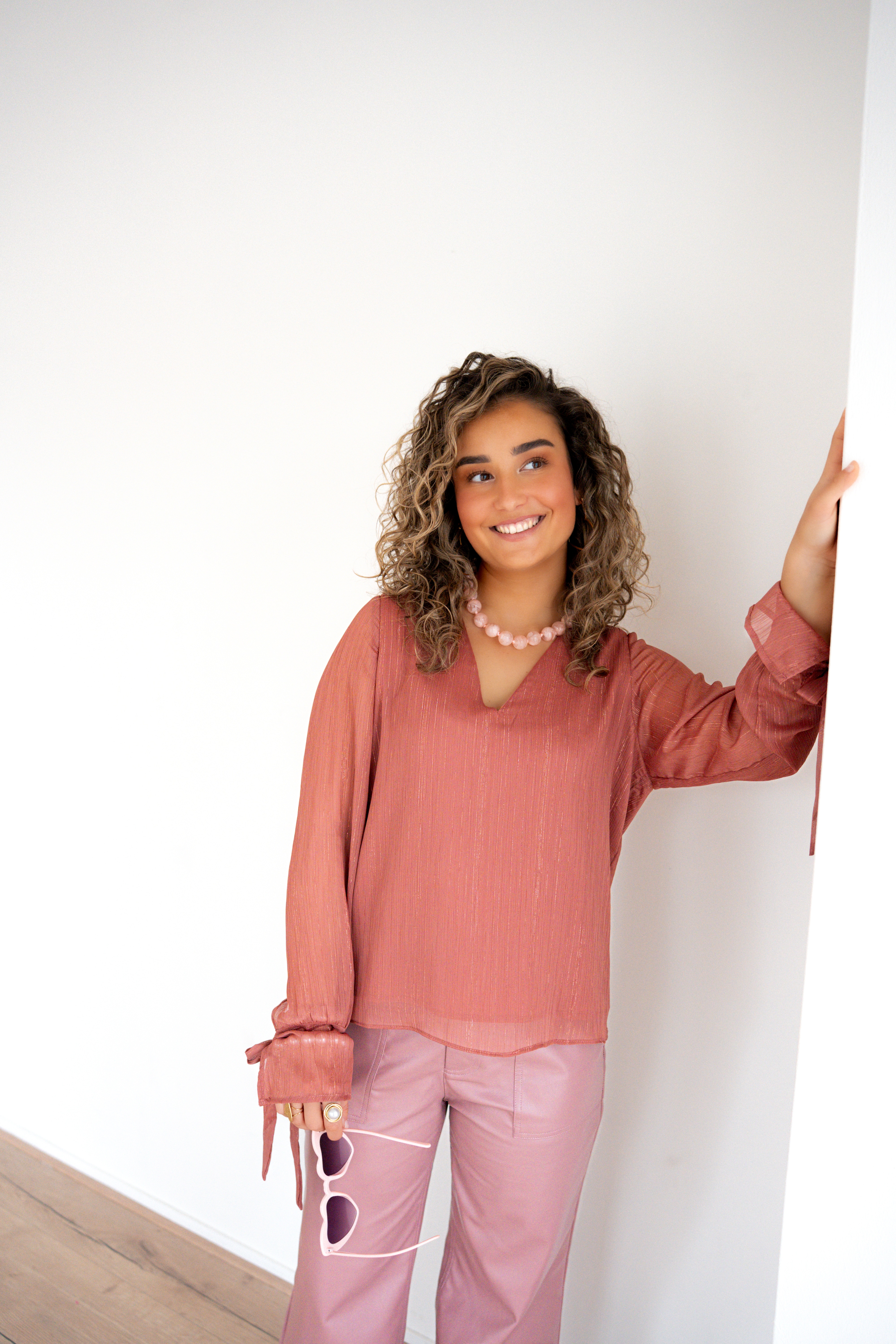 Lofty Manner Blouse Lora Maeve Pink - Afbeelding 2