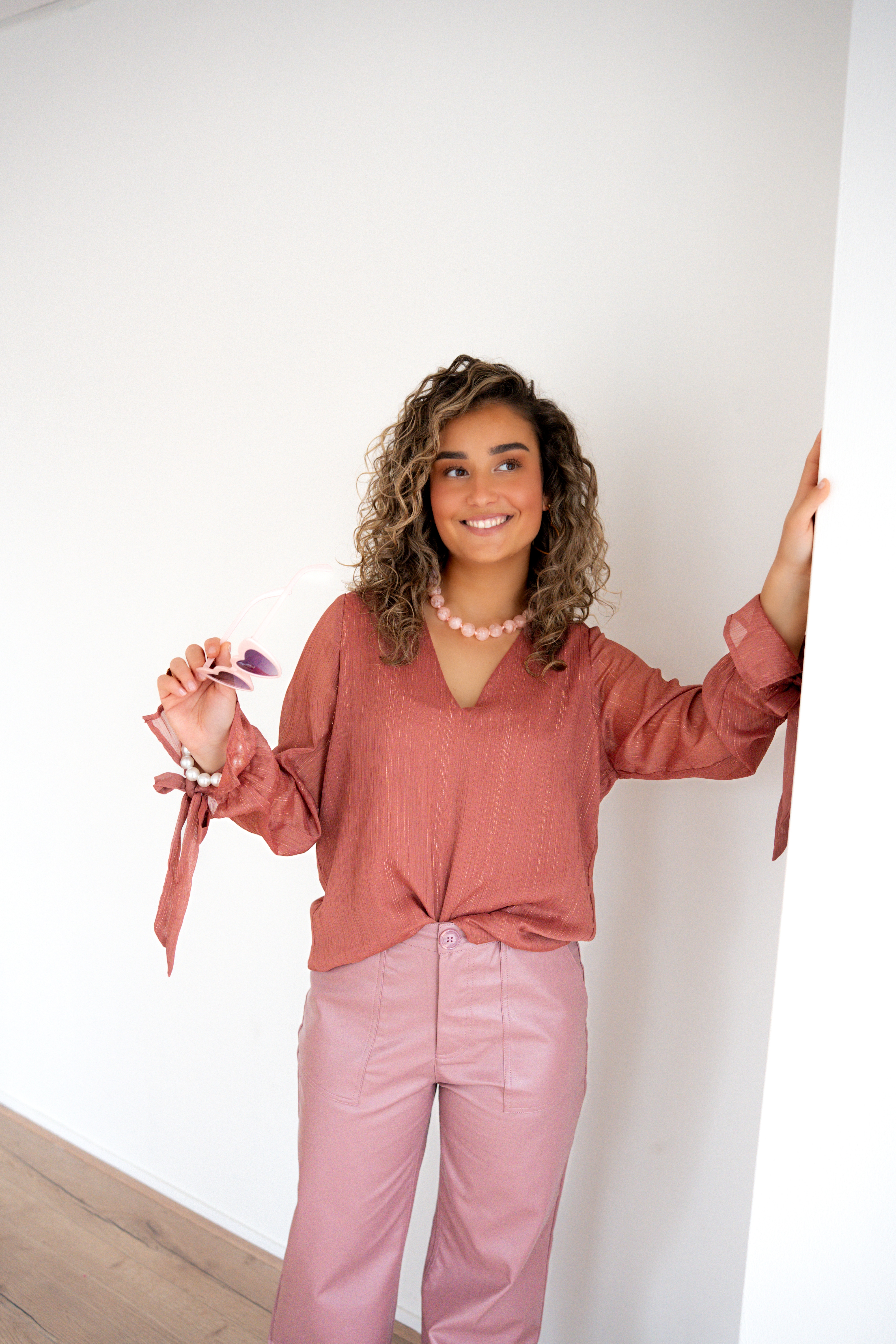 Lofty Manner Blouse Lora Maeve Pink - Afbeelding 3