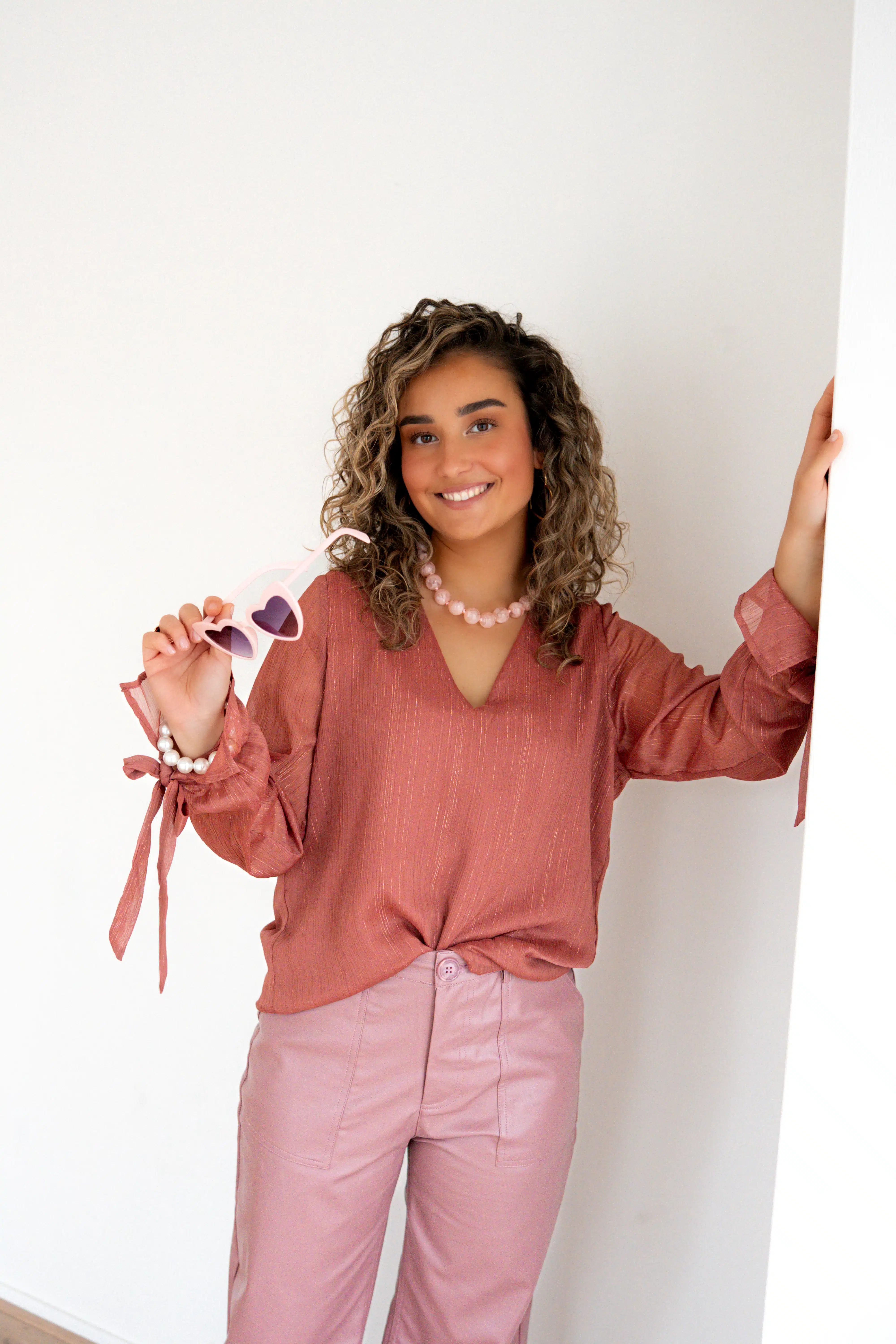 Lofty Manner Blouse Lora Maeve Pink - Afbeelding 4