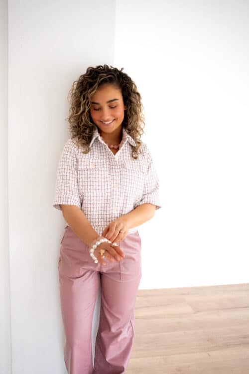 Alternative view of Lofty Manner Top Ines Ecru Mauve