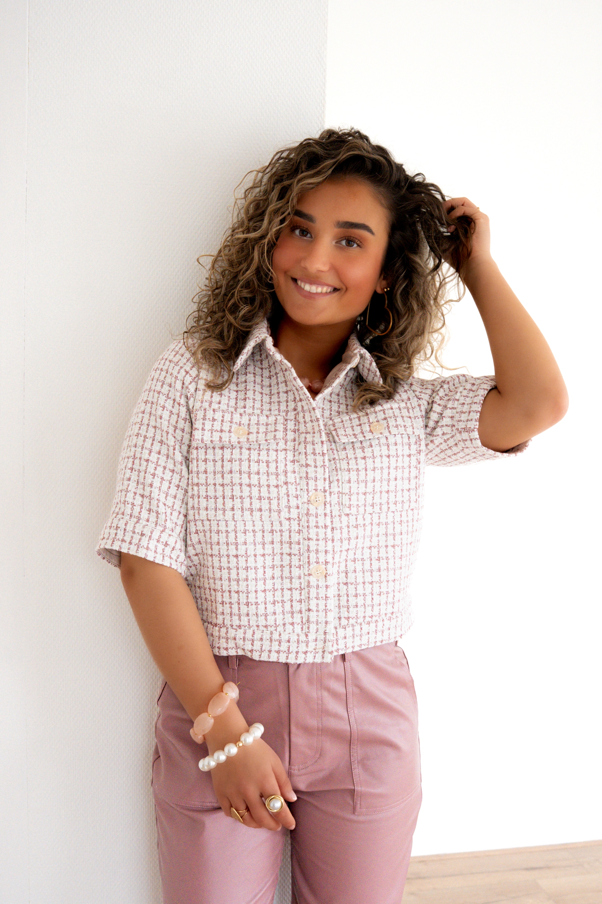 Lofty Manner Top Ines Ecru Mauve