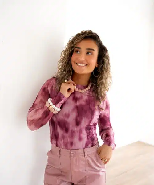 Alternative view of Lofty Manner Top Zina Mauve Ombre