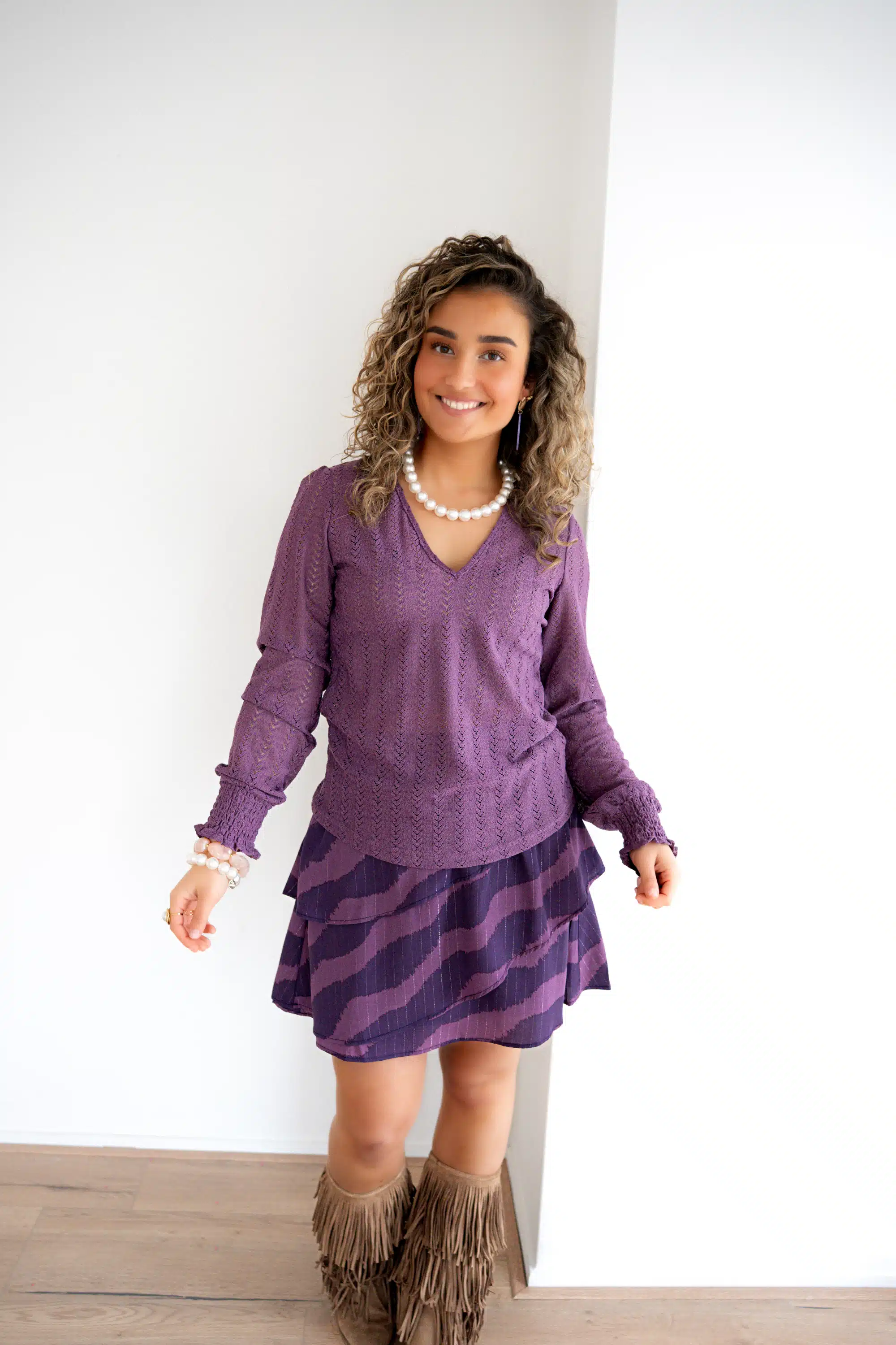 Lofty Manner Blouse Mealis Purple - Afbeelding 8